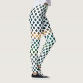 Green Polka Dots Gradient Leggings (Rechts)