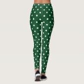 Green Polka Dots Leggings (Achterkant)