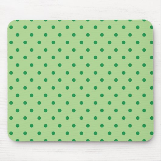 Green Polka Dots Muismat (Voorkant)