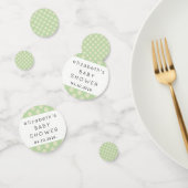 Green Polka Dots, Polka Dot Pattern, Baby shower Confetti (Groep)
