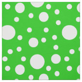 Green Polka Dots Stof (Swatch)