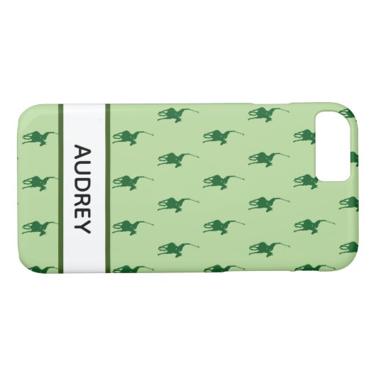 Green Polo Player Case-Mate iPhone Case (Achterkant (Horizontaal))