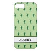 Green Polo Player Case-Mate iPhone Case (Achterkant)