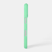 Green Polygon Geometric iPhone 16 Hoesje (Rechterkant)