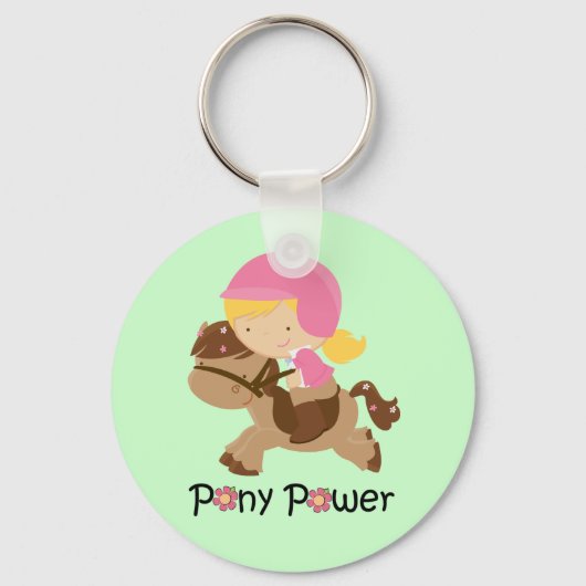 Green Pony Power Sleutelhanger (Voorkant)