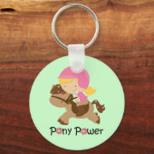 Green Pony Power Sleutelhanger (Voorkant)