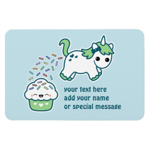 Green Pooping Unicorn Magneet