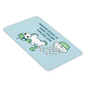 Green Pooping Unicorn Magneet (Rechterzijde)