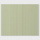 Green Poppy Safari Stripe Cadeaupapier (Vlak)