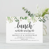 Green Post Bruiloft Diner Party Kaart (Staand voorkant)