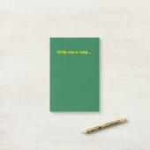 Green Post-it® Notes (Op bureau)