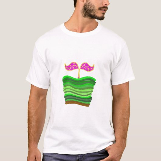 Green Pot-T-shirt T-shirt (Voorkant)