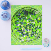 Green Potpourri Bulk Scrapbook Paper Pages Flyer (Enkel)