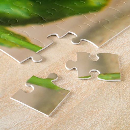 Green Praying Mantis Close-up Photo Puzzle Legpuzzel (Zijkant)