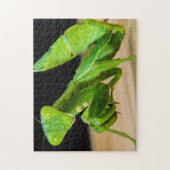 Green Praying Mantis Close-up Photo Puzzle Legpuzzel (Verticaal)