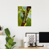 Green Praying Mantis Macro Photography Wall Art Poster (Thuiskantoor)