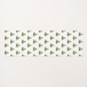 Green Praying Mantis Yogamat (Achterkant (horizontaal))