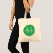 Green Prestige Monogram Tote Bag (Voorkant (product))