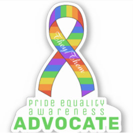 Green Pride Equality Awareness Vinyl Sticker