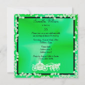 Green Princess Coach & Horses 55th Birthday Kaart (Achterkant)