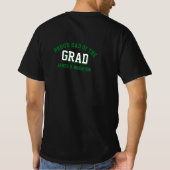 Green Proud Dad Foto Afstuderen T-shirt (Achterkant)