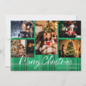 Green Pset 5 Merry kerstfoto (Voorkant)