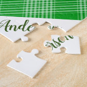 Green Pset Bike Jigzaag Puzzle Daisy Legpuzzel (Zijkant)