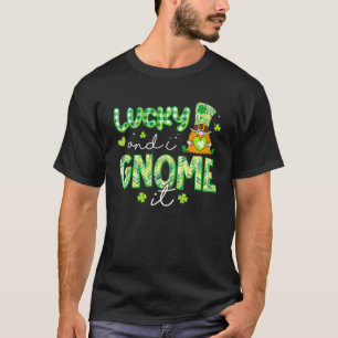 Green Pset Cute Lucky en ik heb het fijn gemaakt. T-shirt