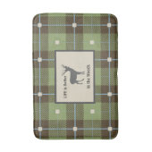 Green Pset Deer Cabin Badmat (Voorkant Verticaal)