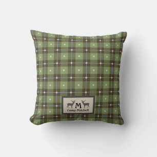 Green Pset Deer Cabin Kussen