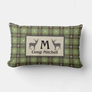 Green Pset Deer Cabin Kussen