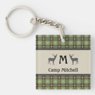 Green Pset Deer Cabin Sleutelhanger
