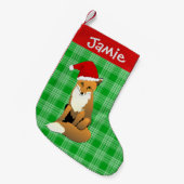 Green Pset en Fox Kleine Kerstsok (Voorkant (Hangend))