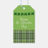 Green Pset Flags Happy St Patrick's Day Cadeaulabel (Voorkant)