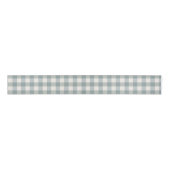 Green Pset Gingham Country Farmhouse Simple Grosgrain Lint (Voorkant)