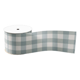 Green Pset Gingham Country Farmhouse Simple Grosgrain Lint
