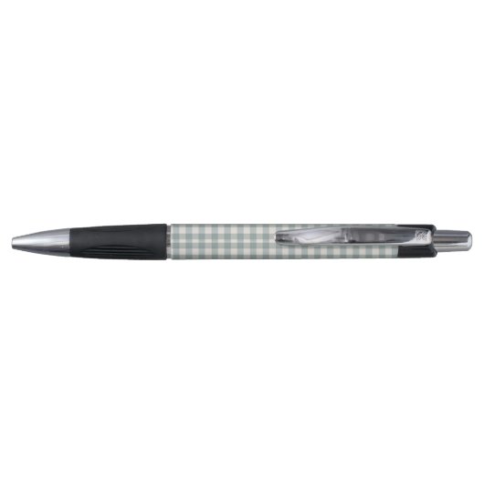 Green Pset Gingham Country Farmhouse Simple Pen (Achterkant)