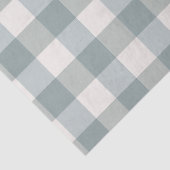 Green Pset Gingham Country Farmhouse Simple Tissuepapier (Detail)