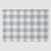 Green Pset Gingham Country Farmhouse Simple Tissuepapier (Voorkant)