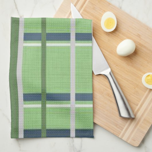 Green Pset Kitchen Hand Towel Theedoek (Quarter Fold)