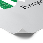 Green Pset Rattle Eagle Baby Foto Poster (Hoek)