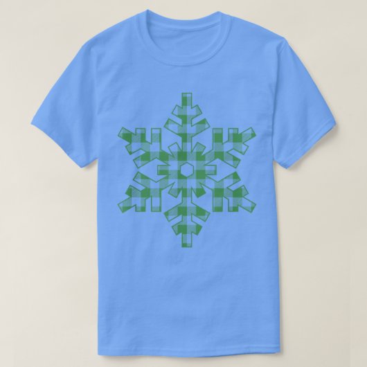 Green Pset Snowflake T-shirt (Design voorkant)