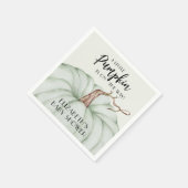 Green Pumpkin Herfst Baby shower Servet (Hoek)