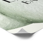 Green Pumpkin Herfst Baby shower Welkom Poster (Hoek)