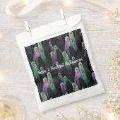 Green Purple Black Ghosts Bootiful Halloween Bedankzakje (Geknipt)