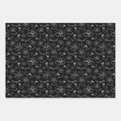 GREEN PURPLE YELLOW MARDI GRAS THEMES INPAKPAPIER VEL (Voorkant)