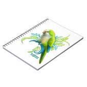Green Quaker Parrot Notitieboek (Linkerzijde)