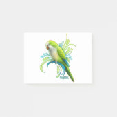 Green Quaker Parrot Post-it® Notes (Voorkant)