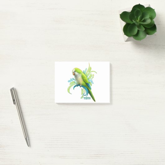 Green Quaker Parrot Post-it® Notes (Kantoor)