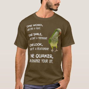 Green Quaker Shirt One Quaker Parrot Bird Change